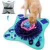 Snuffle Mat for Dogs 25x25 inch Dog Snuffle Mat Interactive Feed Game for Boredom Encourages Natural Foraging Skills and Stress Relief for Small