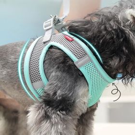 Pet Harness For Dog ; No Pull Breathable Dog Vest Harness For Walking; Anti Escape Dog Harness (Color: Sky Blue, size: S)