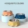Pet Dog Bowl For Food And Water, Stainless Steel Pet Feeding Bowl